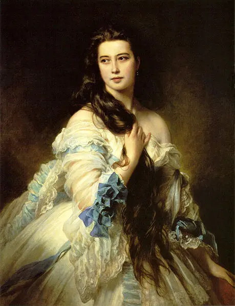Franz Xaver Winterhalter - Barbara Dmitrievna Mergassov Rimsky-Korsakova 